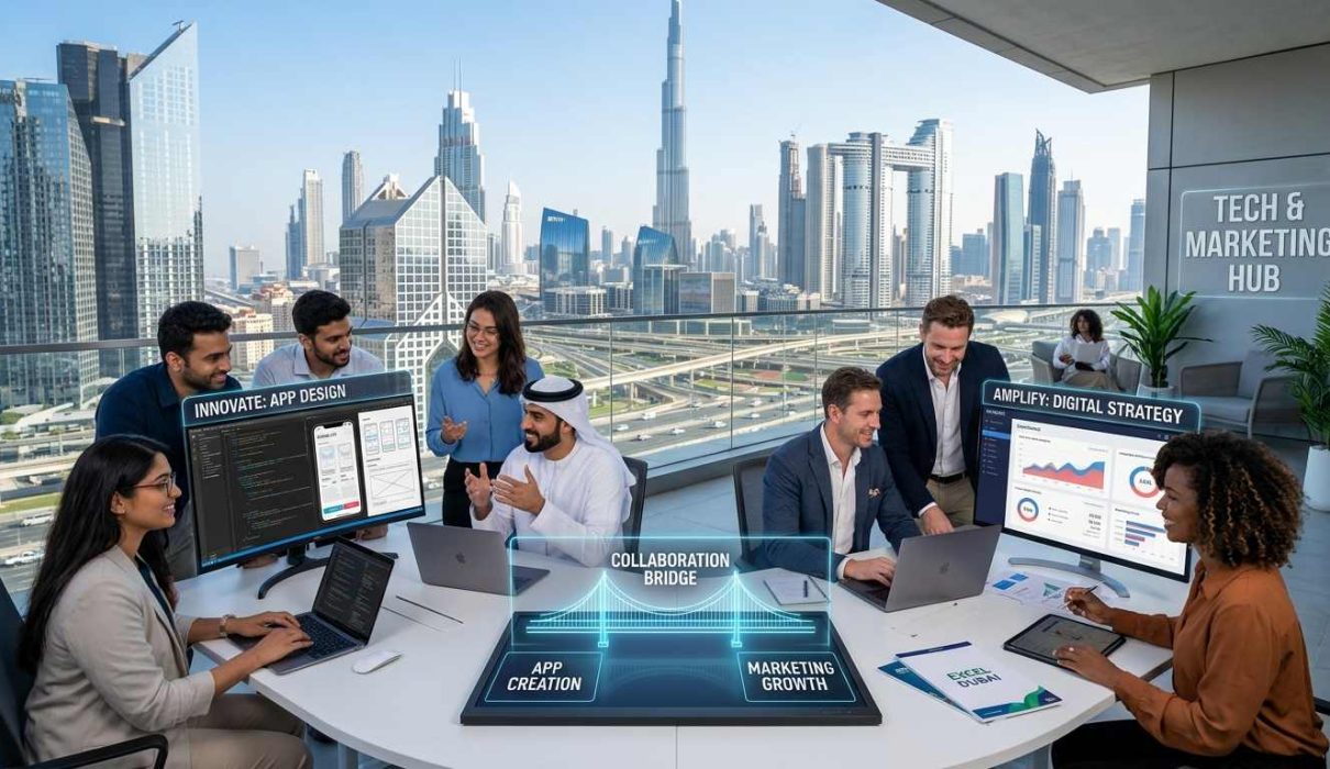 Innovate, Amplify, Excel: App Creators and Marketing Pioneers in Dubai