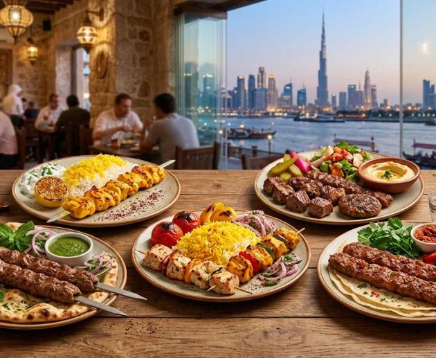 Dubai’s Ultimate Kabab Trail: 5 Kabab Restaurants Dubai You Can’t Miss